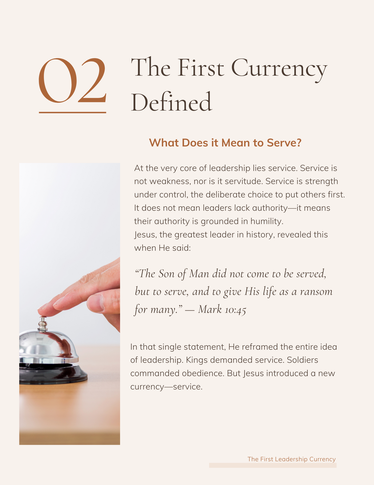 The First Leadership Currency