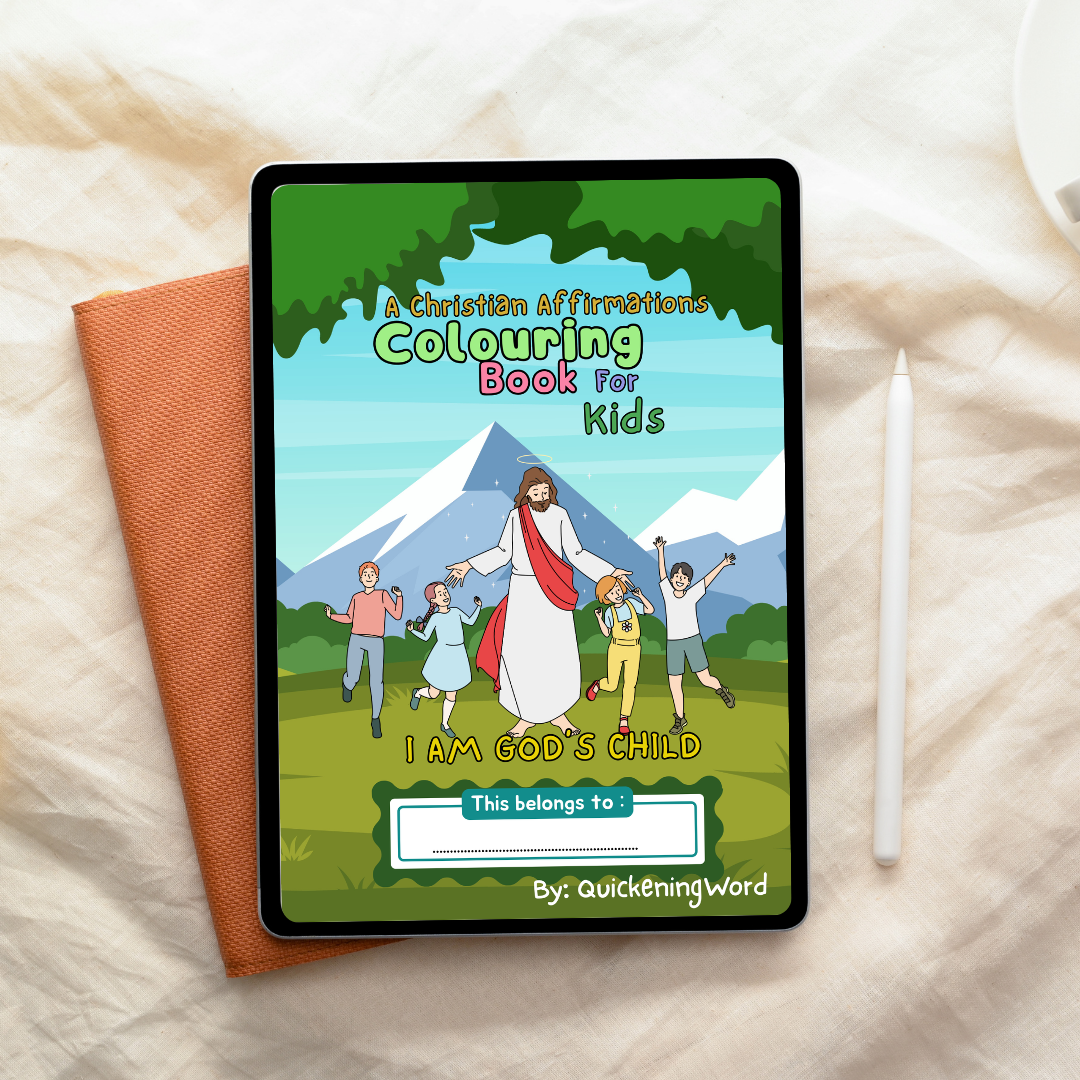 Christian Affirmations Coloring Book for Kids!