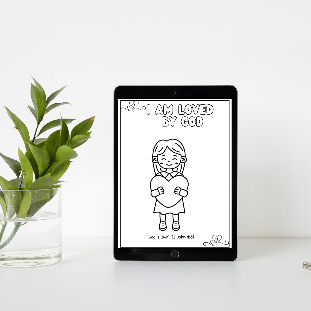 Christian Affirmations Coloring Book for Kids!