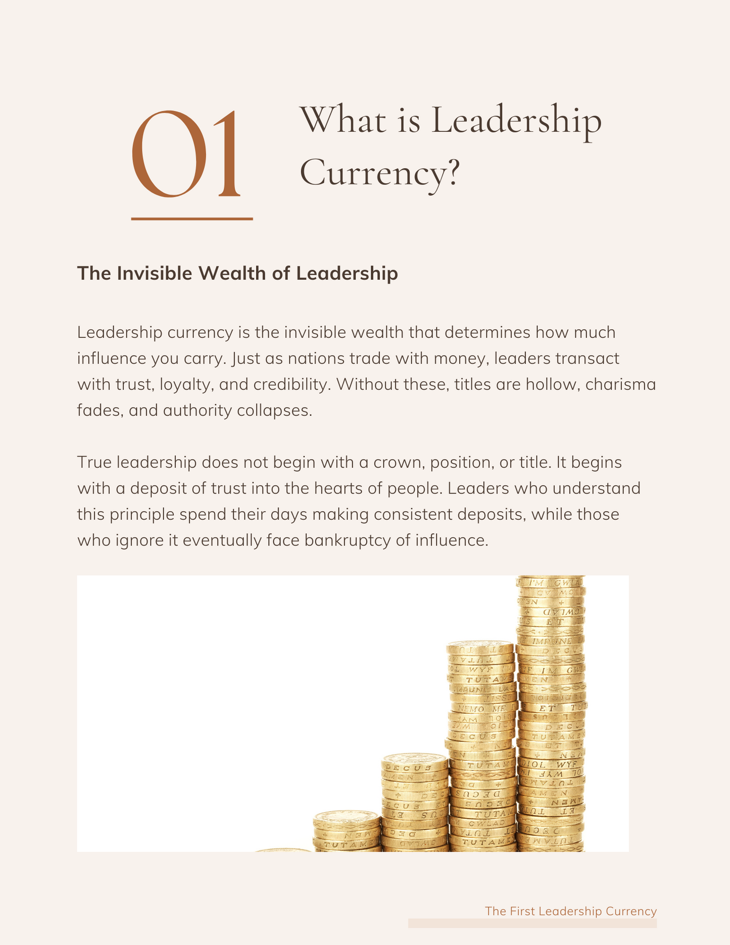The First Leadership Currency
