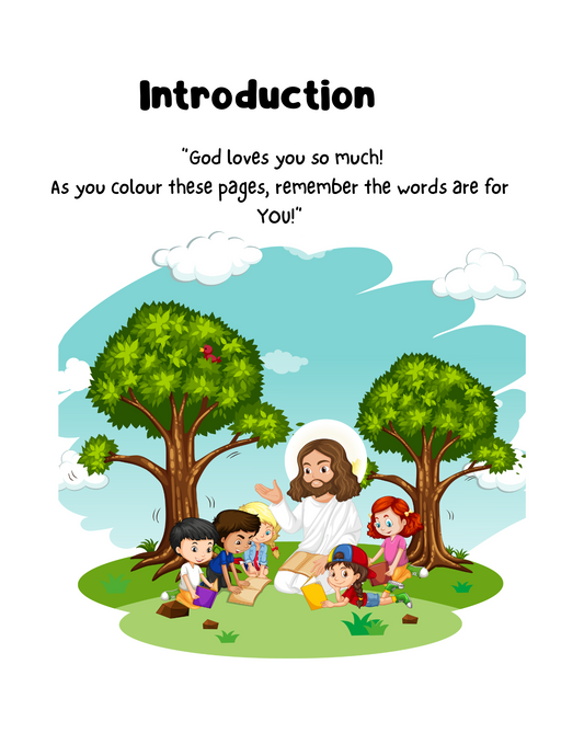 Christian Affirmations Coloring Book for Kids!
