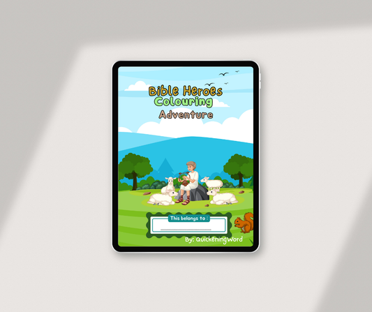 Bible Heroes Coloring Adventure – Fun Faith-Building Coloring Book for Kids