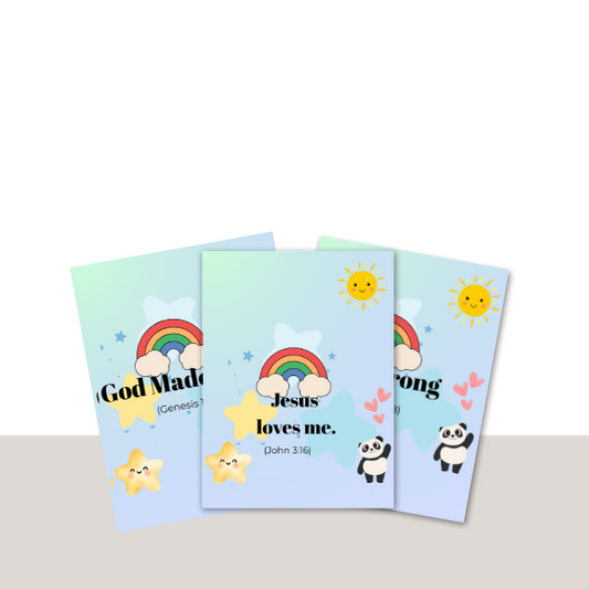 Raising Godly Children – Christian Affirmation Cards
